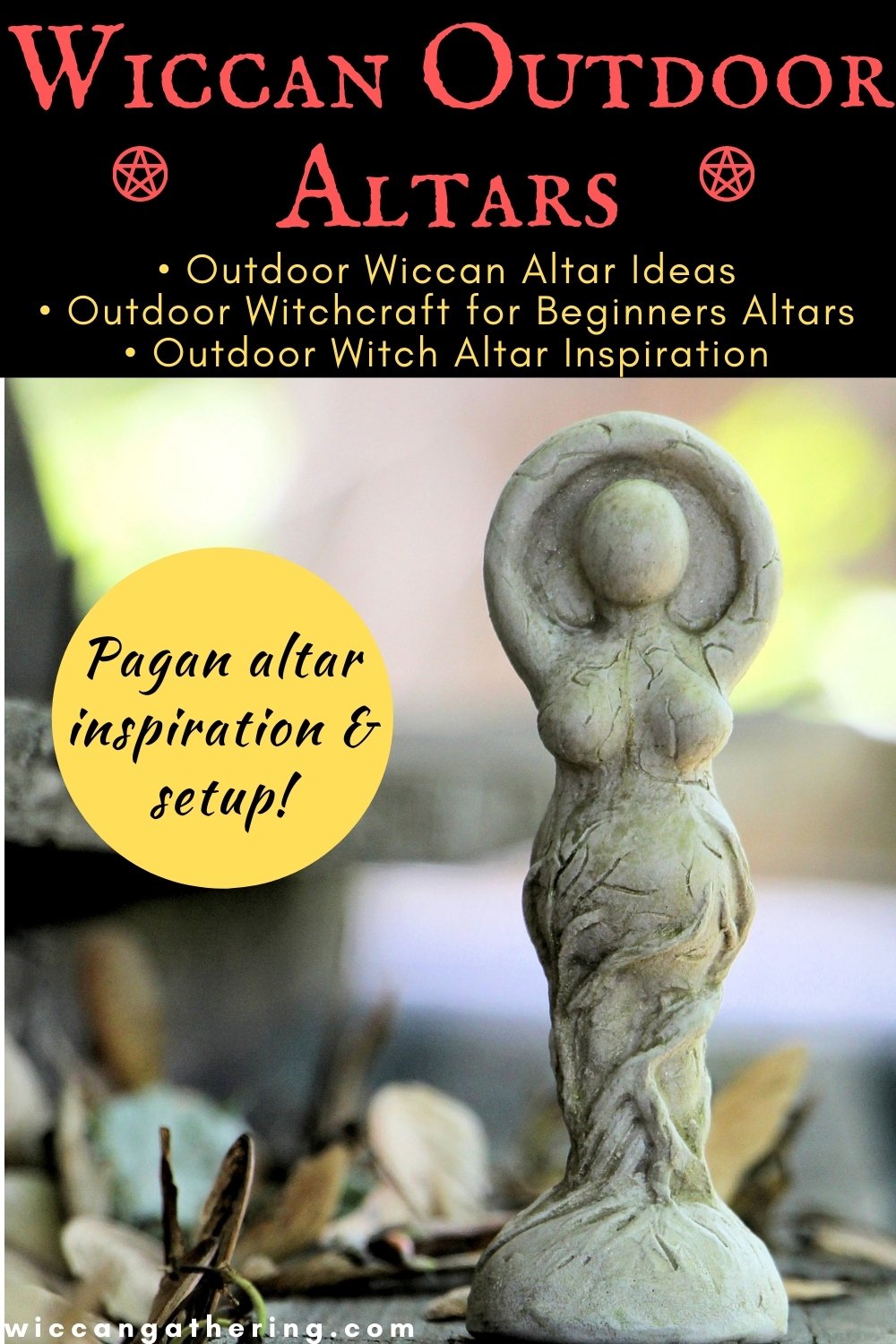 wiccan outdoor altars