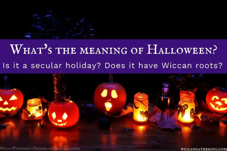 Here’s What Halloween Means to Wiccans · Wiccan Gathering